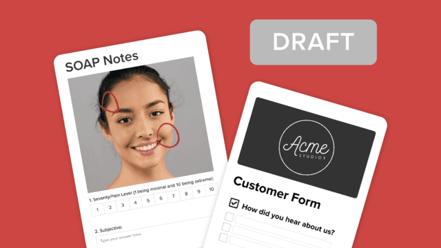 Edit Your Customers' Submitted SOAP Notes and Forms