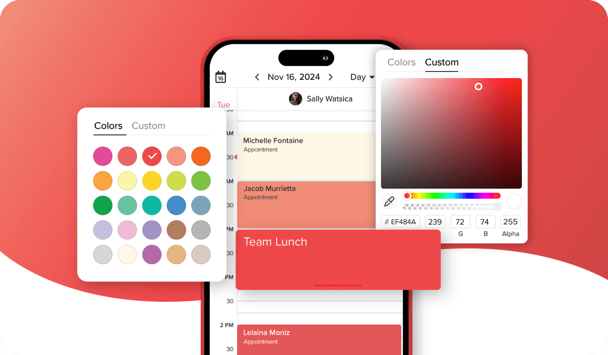 Custom Personal Task Colors