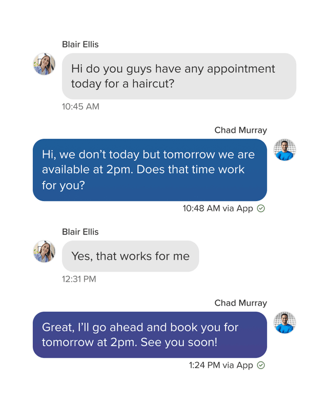 Two-way chat & real-time notifications